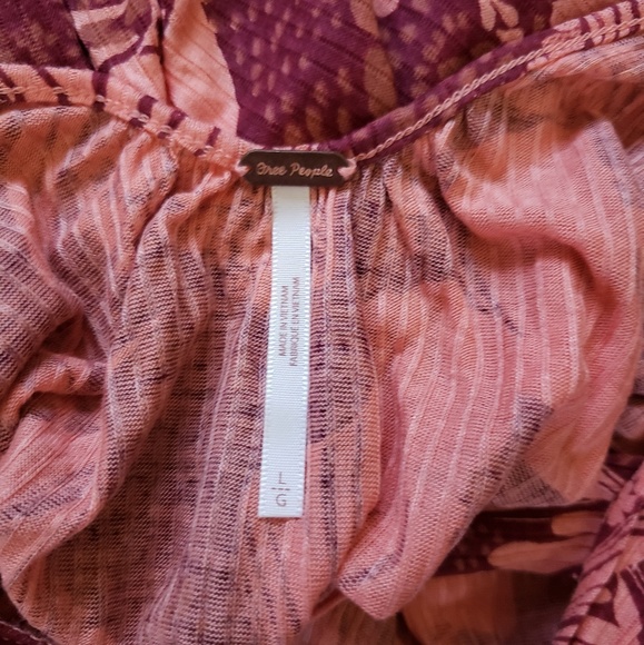 Free People Sugar Cane Criss Cross Tank Sz L NWT - Picture 5 of 8